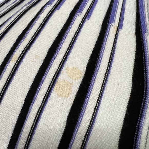 Milly Minis Godet Striped Sleeveless Fit and Flare Pleated Knit Dress Kids Sz 12 - Picture 11 of 12